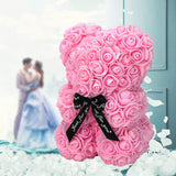 Pink Teddy Rose Bear 40cm