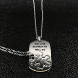 Stainless Steel Couple Necklace