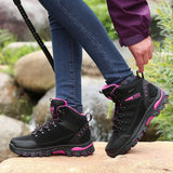 Waterproof Winter Hiking Boots Women's High Gang Sneakers