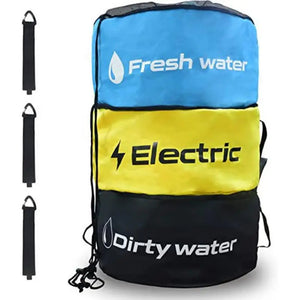 RV Water Pipe Storage Pouch with Handle  Camping Essential
