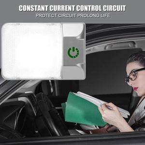 12V LED Reading Lamp Touch Dimmer Car Interior Light