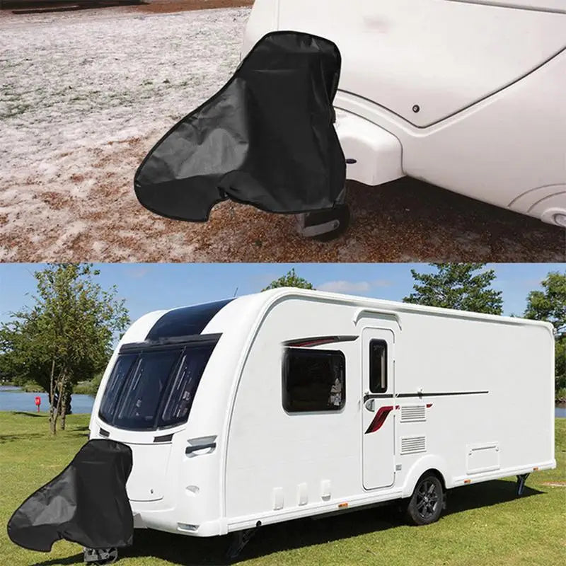 Waterproof Caravan Hitch Cover with Lock
