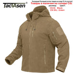 Tactical Fleece Hoodie Winter Jacket