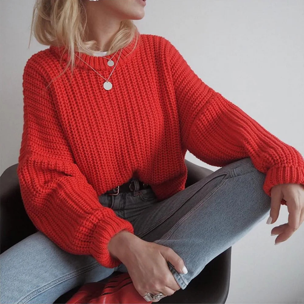 Chic Knit Winter Sweater