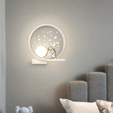 Space Explorer LED Wall Lamp Modern Astronaut Kids' Room Decor