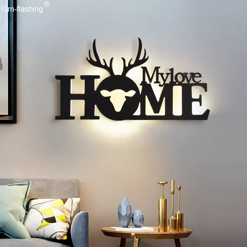 Home Design Creative Modern Acrylic Wall Lamp 18W