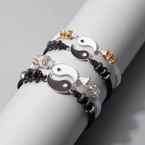 Retro Yin Yang Tai Chi Bracelet Set