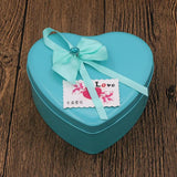 Rose Bear Gift Box Heart-Shaped Metal Box with Artificial Soap