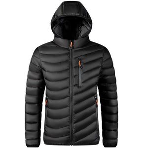 Windproof Hooded Parka Warm Outdoor Style for Men