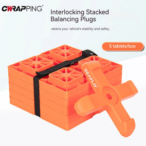 Heavy Duty RV Leveling Block Anti-Slip Trailer Flattener