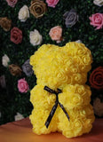 Yellow Teddy Rose Bear 40cm